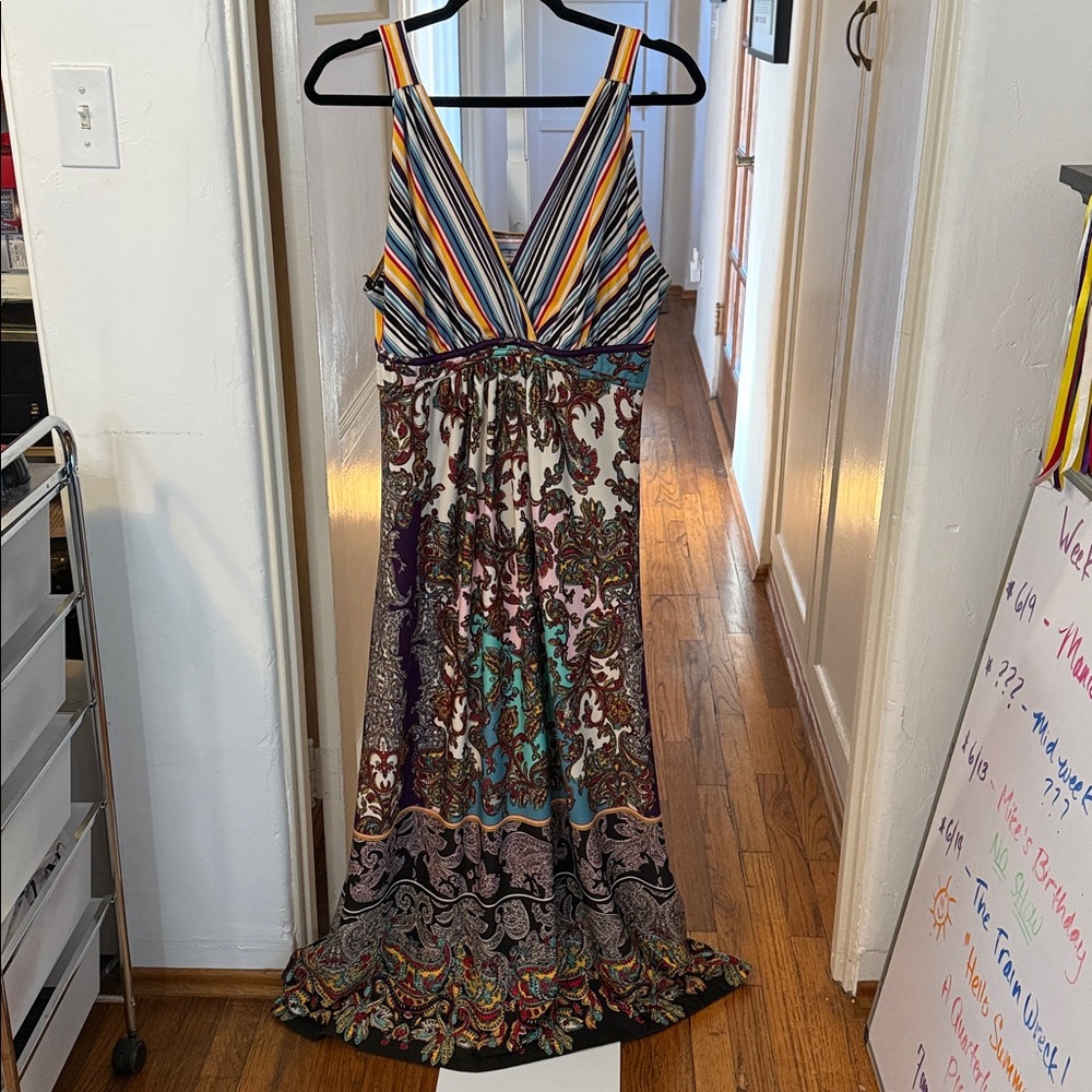 Metaphor Maxi Dress Size 1X - Picture 2 of 7